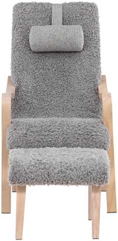 Sofa Venture Design Poilsio kėdė, Fårö, 89x60x107 cm, šviesiai pilka