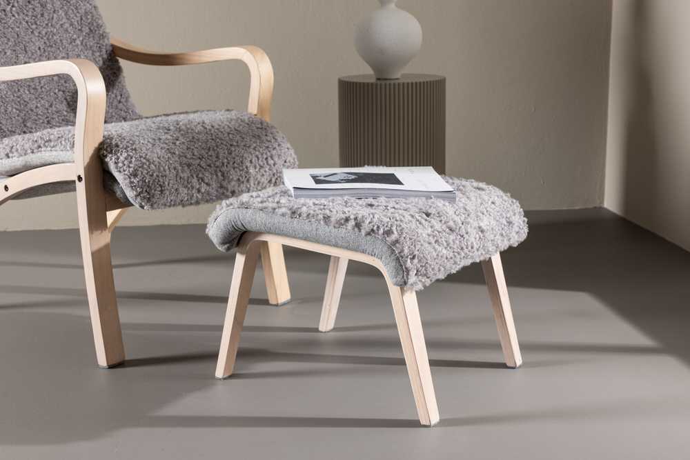 Sofa Venture Design Poilsio kėdė, Fårö, 89x60x107 cm, šviesiai pilka