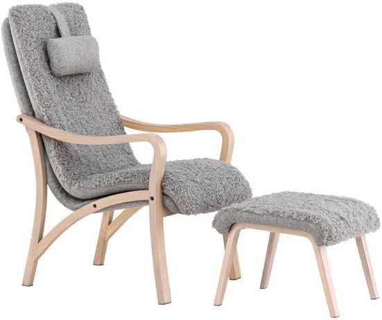 Sofa Venture Design Poilsio kėdė, Fårö, 89x60x107 cm, šviesiai pilka