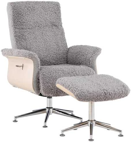 Venture Design Poilsio kėdė, Hagön, 82x82x112 cm, pilka