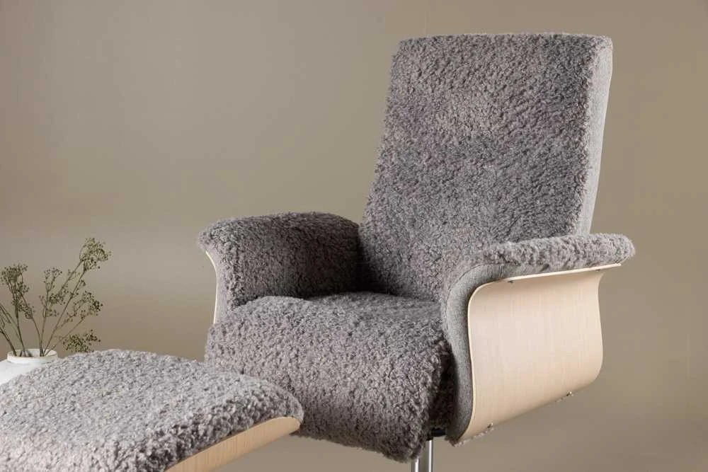 Venture Design Poilsio kėdė, Hagön, 82x82x112 cm, pilka