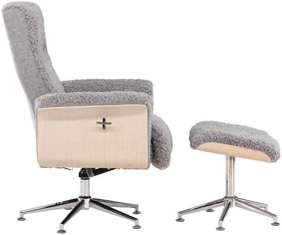 Venture Design Poilsio kėdė, Hagön, 82x82x112 cm, pilka