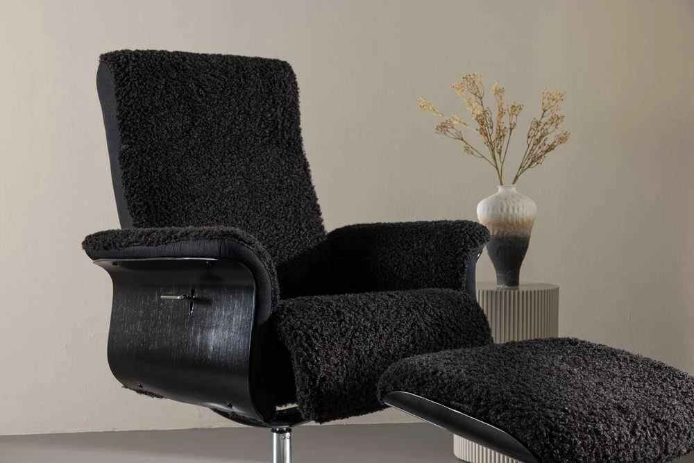 Venture Design Poilsio kėdė, Hagön, 82x82x112 cm, Tamsiai pilka