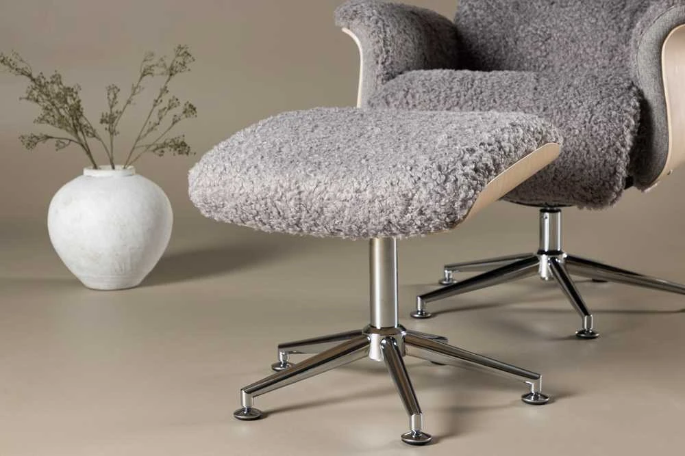 Venture Design Poilsio kėdė, Hagön, 82x82x112 cm, pilka