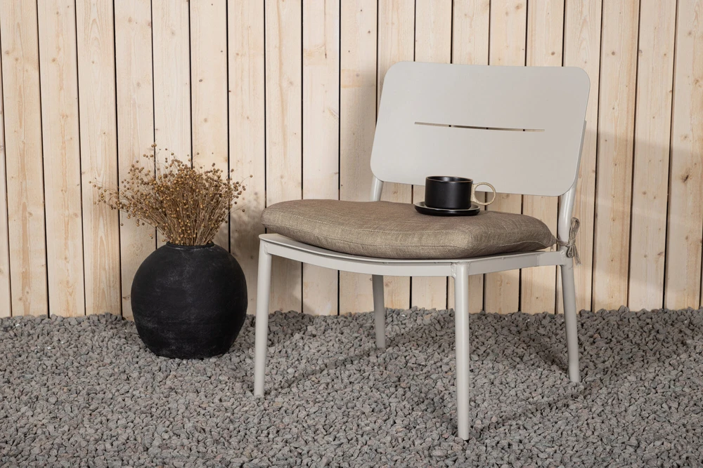 Venture Design Poilsio kėdė, Lina 2 vnt., 62x72.5x55 cm, kreminė spalvos
