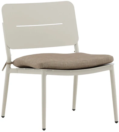 Venture Design Poilsio kėdė, Lina 2 vnt., 62x72.5x55 cm, kreminė spalvos