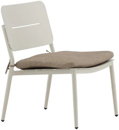 Venture Design Poilsio kėdė, Lina 2 vnt., 62x72.5x55 cm, kreminė spalvos