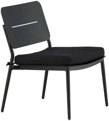 Venture Design Poilsio kėdė, Lina, 59x73x55 cm, Juoda