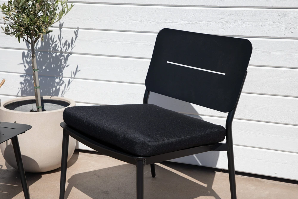 Venture Design Poilsio kėdė, Lina, 59x73x55 cm, Juoda