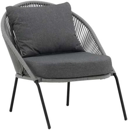 Venture Design Poilsio kėdė, Lindos 2 vnt., 85x78x73 cm, Pilka