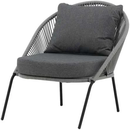 Venture Design Poilsio kėdė, Lindos 2 vnt., 85x78x73 cm, Pilka