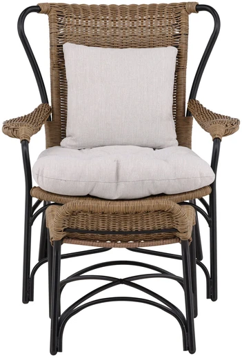 Venture Design Poilsio kėdė, Loreto, 87.5x98.5x86 cm, juoda