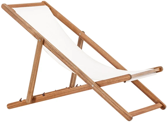 Venture Design Poilsio kėdė „Peachy“, 57x105x80 cm, kreminė spalva