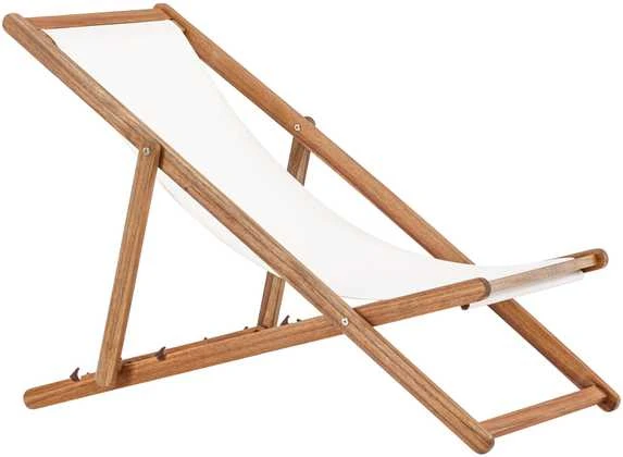 Venture Design Poilsio kėdė „Peachy“, 57x105x80 cm, kreminė spalva