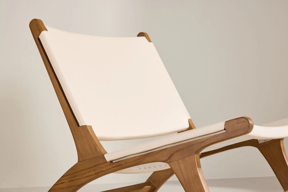 Venture Design Poilsio kėdė, Rike, 65x80x65 cm, kreminė spalva