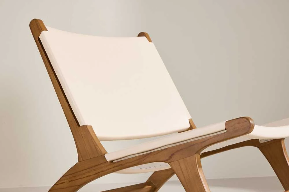 Venture Design Poilsio kėdė, Rike, 65x80x65 cm, kreminė spalva