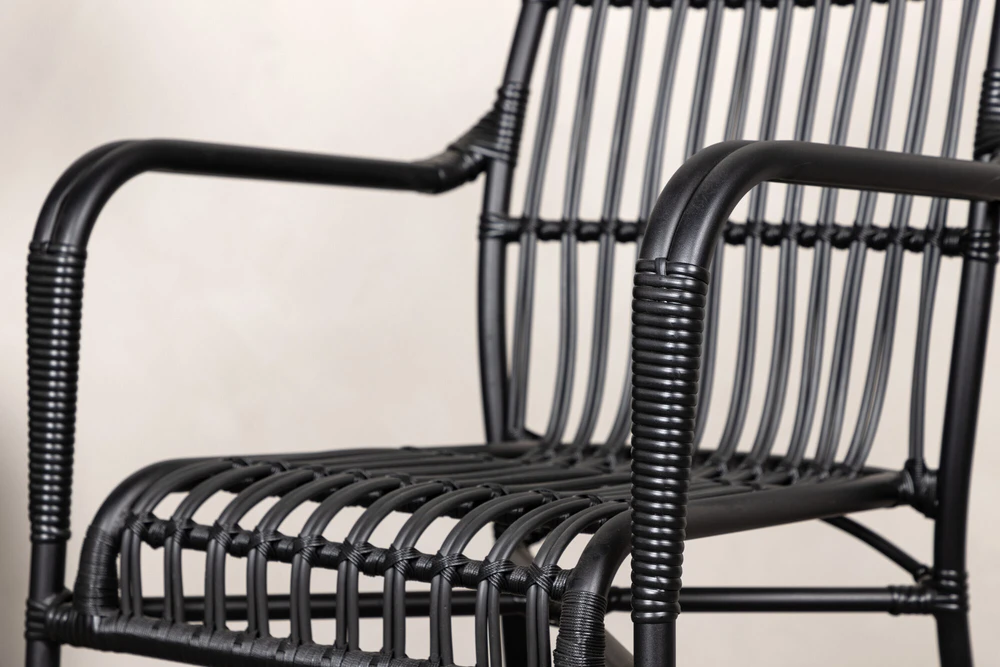 Venture Design Poilsio kėdė, Rizal, 64x90x57 cm, Juoda