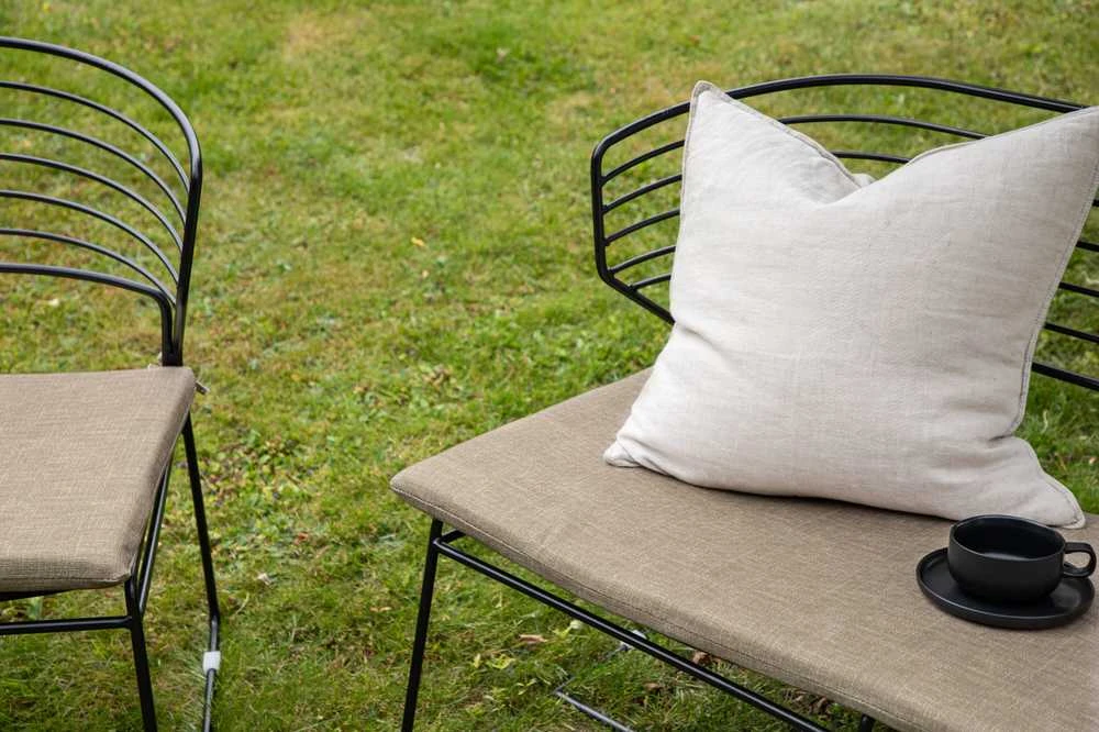 Venture Design Poilsio komplektas, Milano, 66x76x59 cm, Juoda