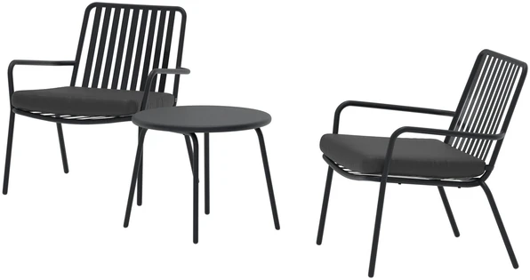 Venture Design Poilsio komplektas Mykonos juodas