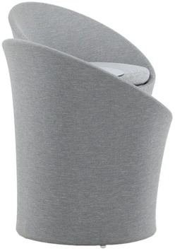 Venture Design Poilsio komplektas, Spoga, Stalas: ⌀40 Kėdė: D:58 A:73 P:67 Sofa: D:58 A:73 P:67, Pilka