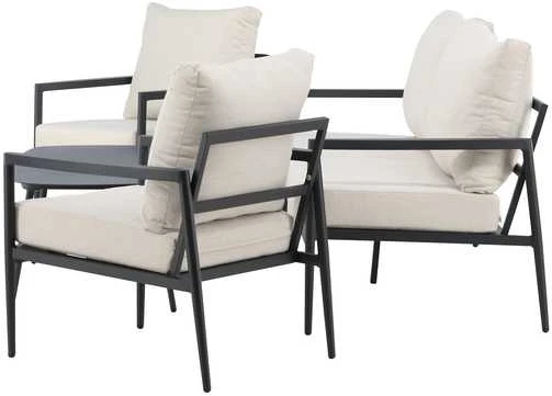 Venture Design Poilsio komplektas Taromina Juoda Smėlio spalvos
