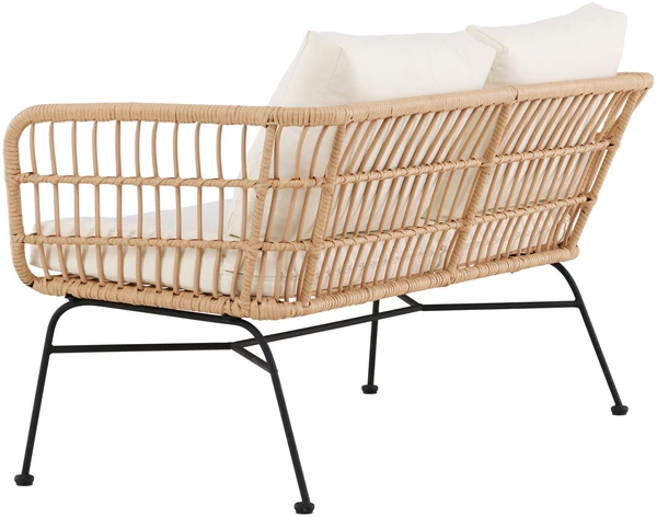 Venture Design Poilsio sofa Isola rotangas juoda smėlio spalvos