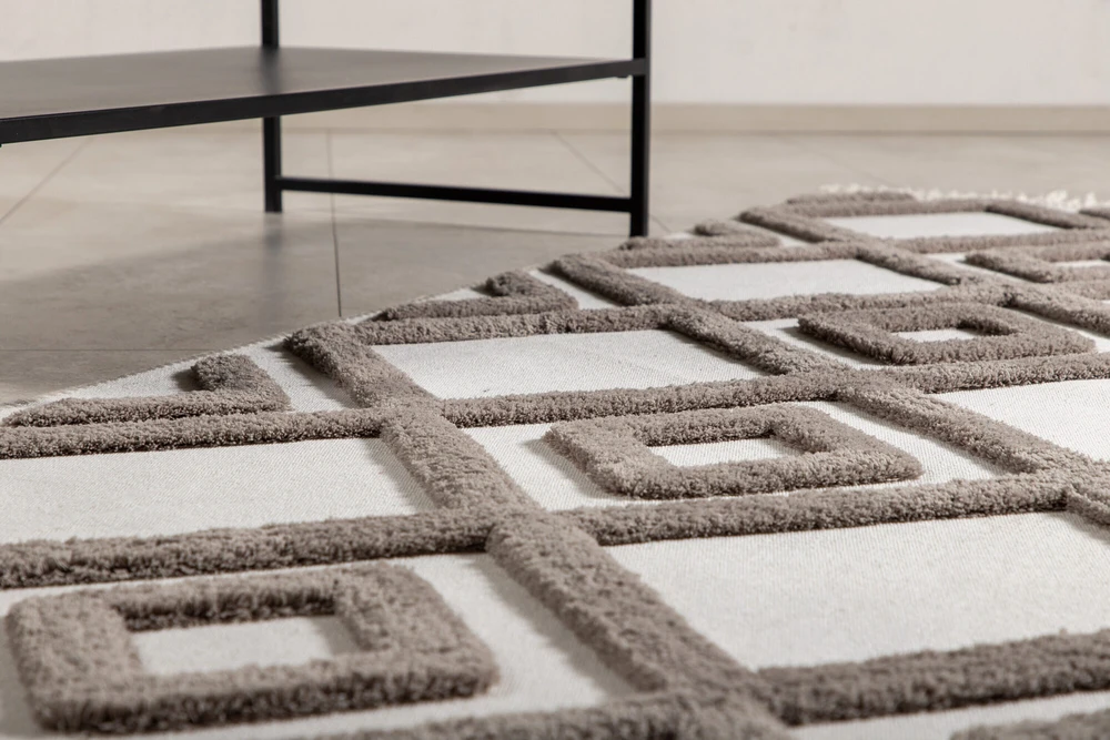 Venture Design Poliestrini kilimas, Towa, 160x230 cm, Ruda