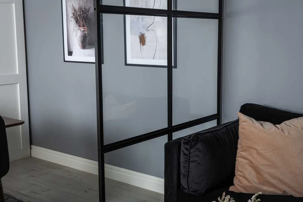 Venture Design Pramoninis sieninis, Leif, 120x210 cm, Juodas