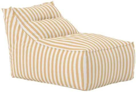 Venture Design Pufas 118x94x83 cm Geltona, audinys