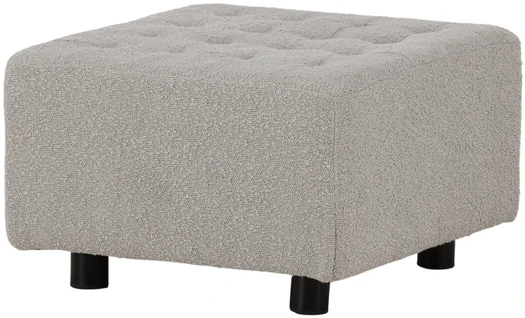 Venture Design Pufas, Bowie, 51x51x32 cm, Šviesiai pilka