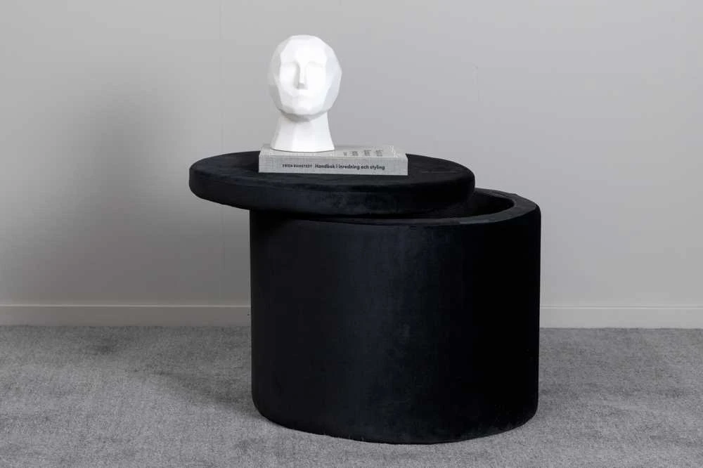 Venture Design Pufas, Dunken, 43x51 cm, Juoda