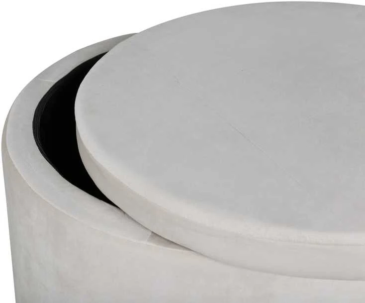 Venture Design Pufas, Dunken, 51x43 cm, kreminė
