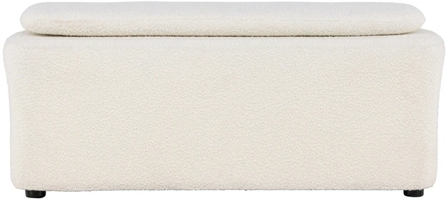 Venture Design Pufas, Laurel, 52,94x82,53x65,5 cm, Balta