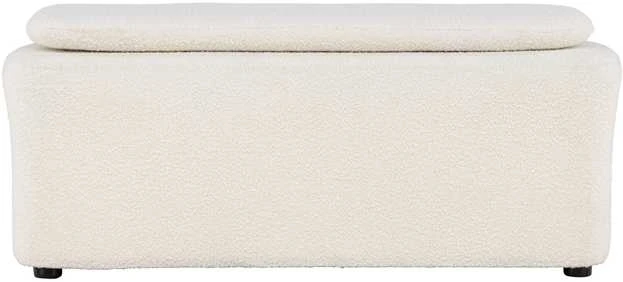 Venture Design Pufas, Laurel, 52,94x82,53x65,5 cm, Balta