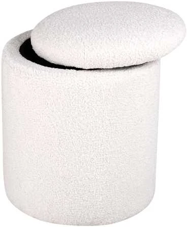 Venture Design Pufas, Limpen, 40x32 cm, Balta