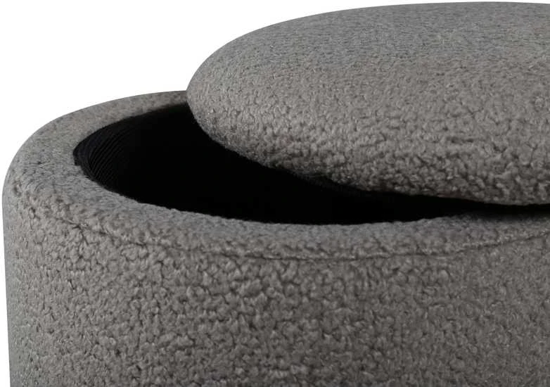 Venture Design Pufas, Limpen, 40x32 cm, Pilka