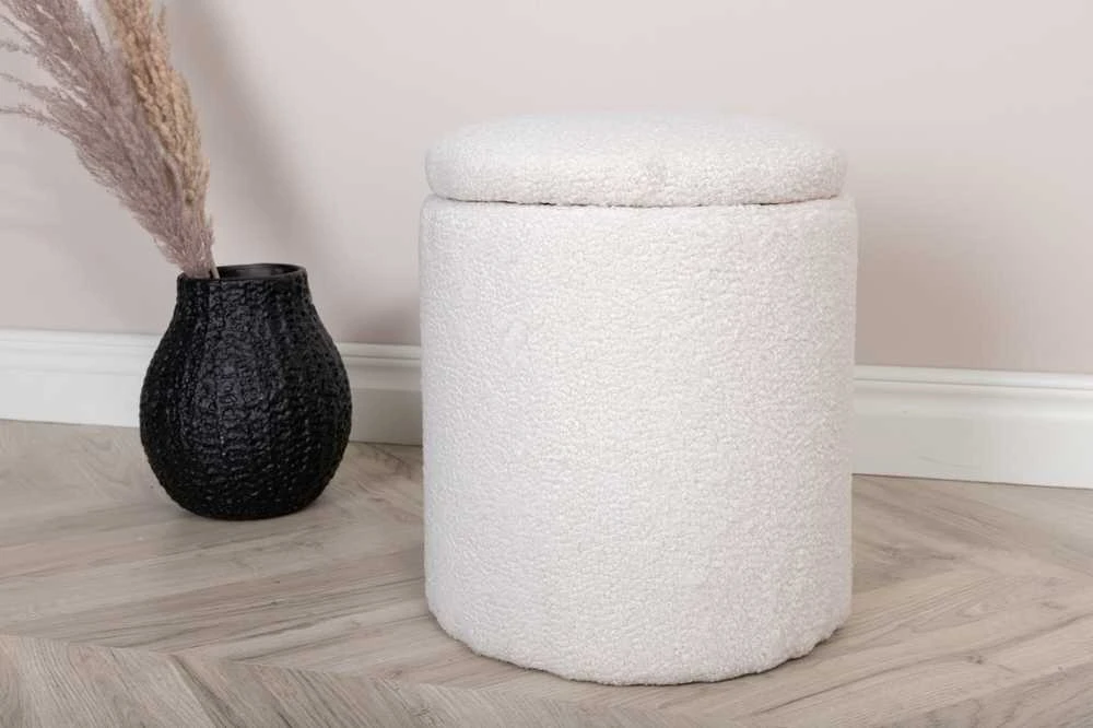 Venture Design Pufas, Limpen, 40x32 cm, Balta