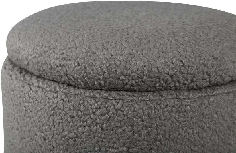 Venture Design Pufas, Limpen, 40x32 cm, Pilka