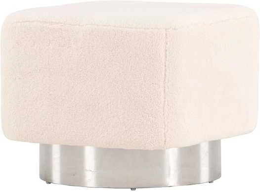 Venture Design Pufas, Newton, 45x38 cm, Balta