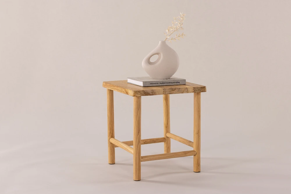 Venture Design Pufas, Noster, 42x42x46 cm, Natūrali