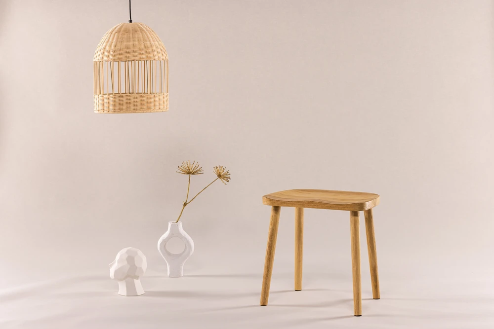 Venture Design Pufas, Orust, 31x45x44 cm, Natūrali spalva