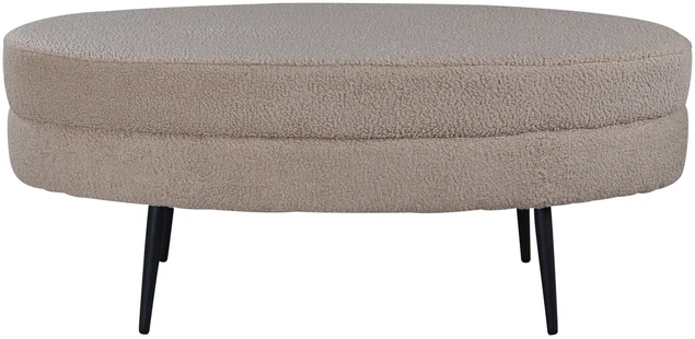 Venture Design Pufas, Otto, 100x40x41 cm, Bėžis