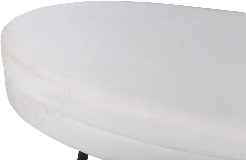 Venture Design Pufas, Otto, 100x40x41 cm, Balta