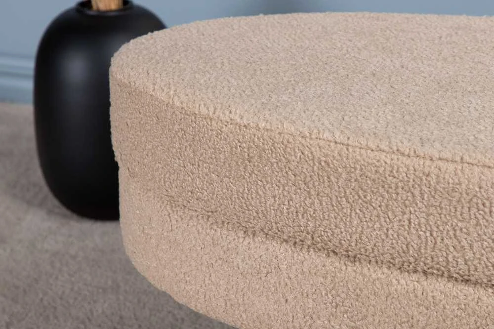Venture Design Pufas, Otto, 100x40x41 cm, Bežis