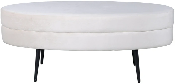 Venture Design Pufas, Otto, 100x40x41 cm, Balta