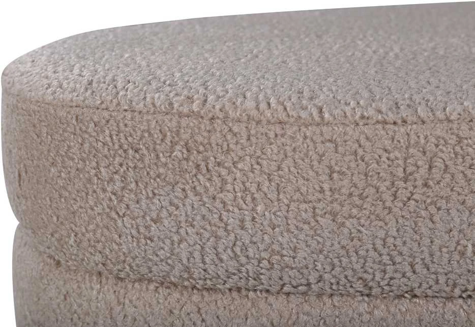Venture Design Pufas, Otto, 100x40x41 cm, Bežis