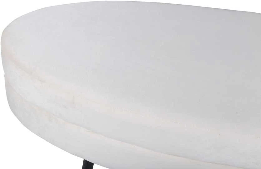 Venture Design Pufas, Otto, 100x40x41 cm, Balta