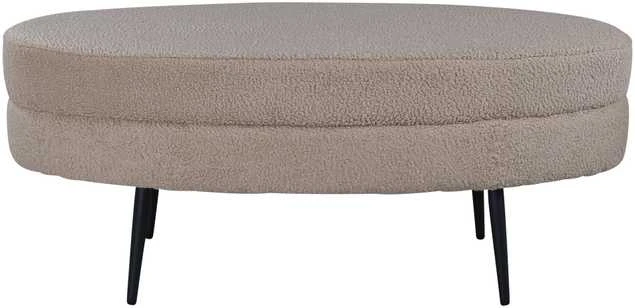 Venture Design Pufas, Otto, 100x40x41 cm, Bežis