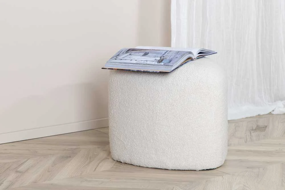 Venture Design Pufas, Peg, 41x46 cm, Balta