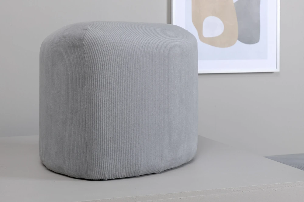 Venture Design Venture Home Peg Pufas, 46x46x41 cm, velvetas, pilkas Lumarko!